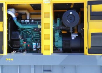 Gerador Atlas Copco com motor Volvo Penta