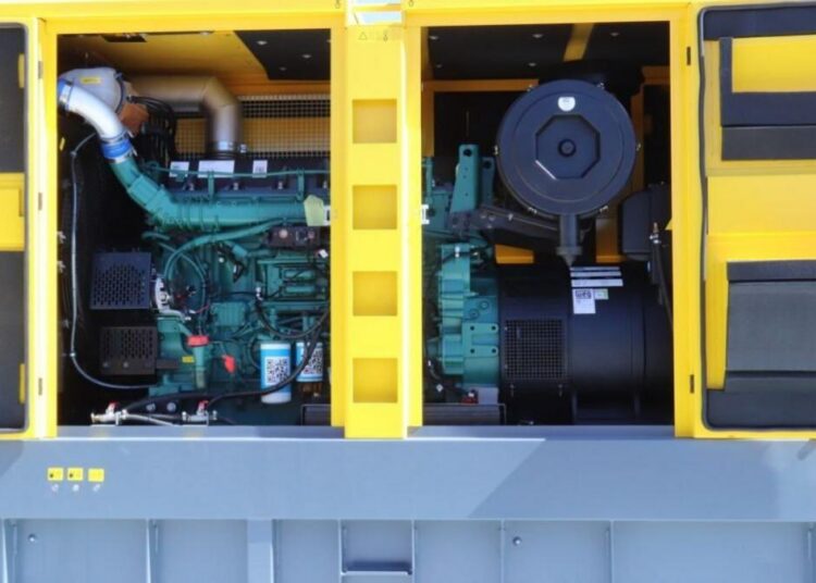 Gerador Atlas Copco com motor Volvo Penta