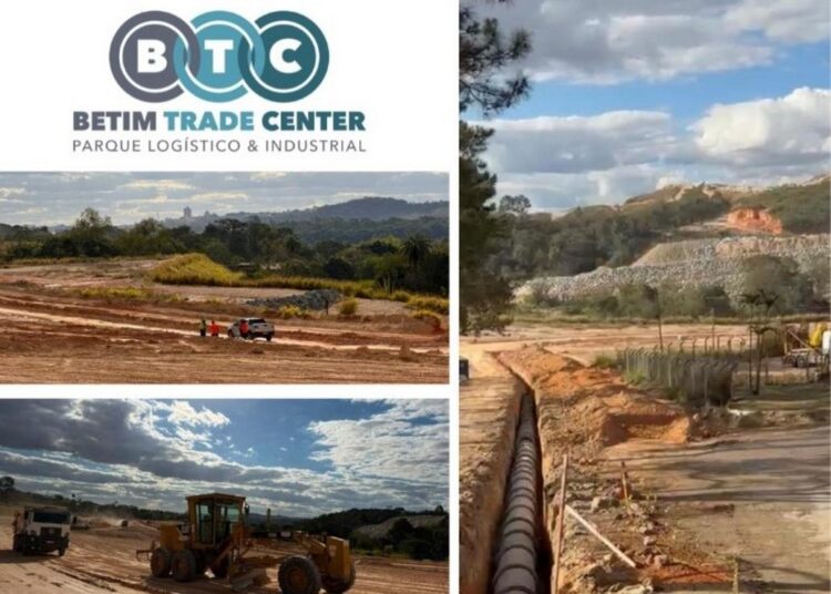 Imagem do Betim Trade Center em construção