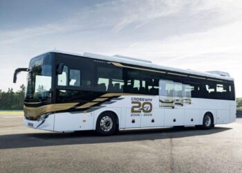 Iveco Crossway elétrico em operação