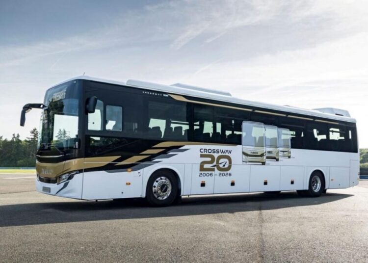 Iveco Crossway elétrico em operação