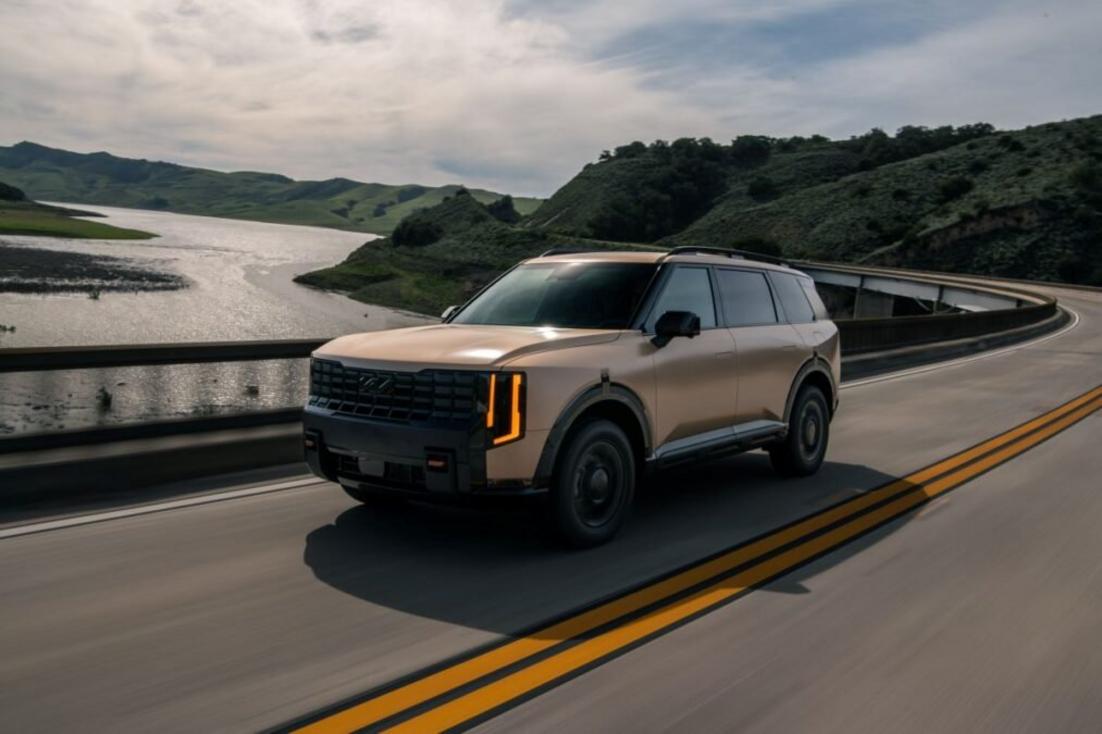 Kia Telluride 2027 em teste de segurança