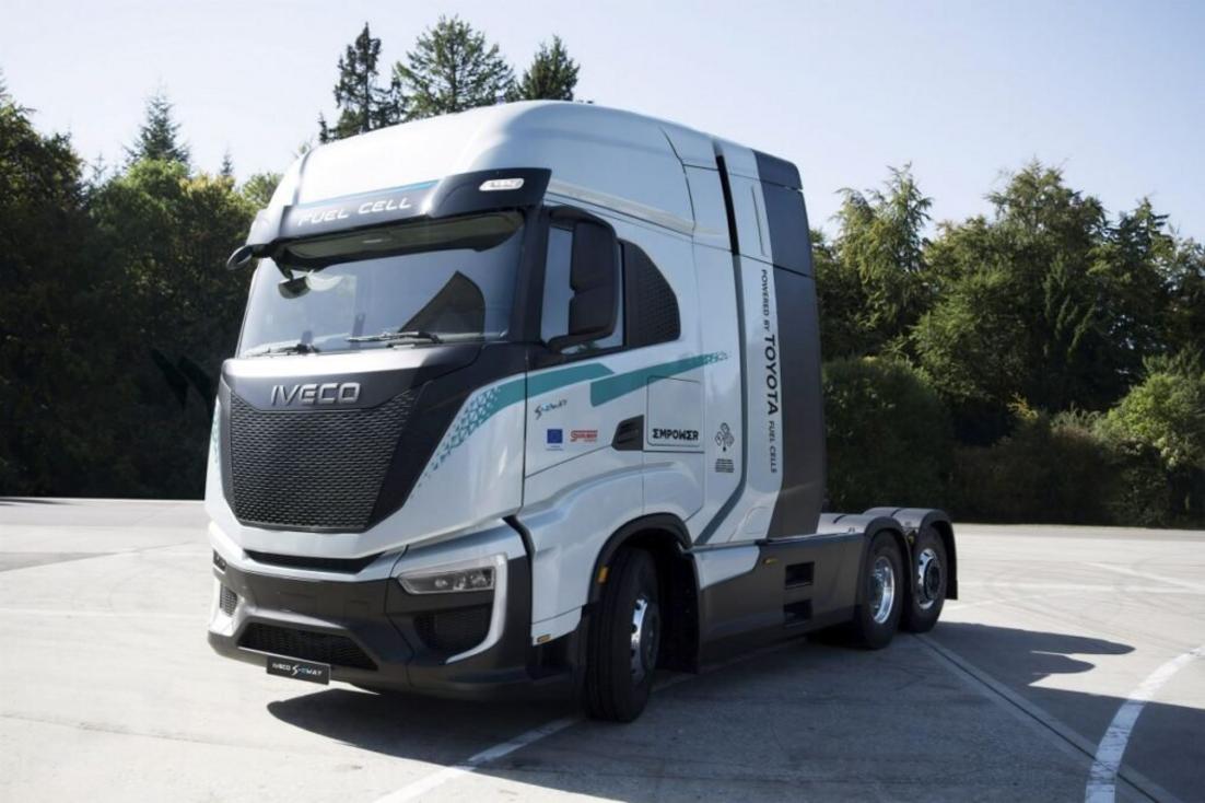 Caminhão a hidrogênio da Iveco com tecnologia da Toyota