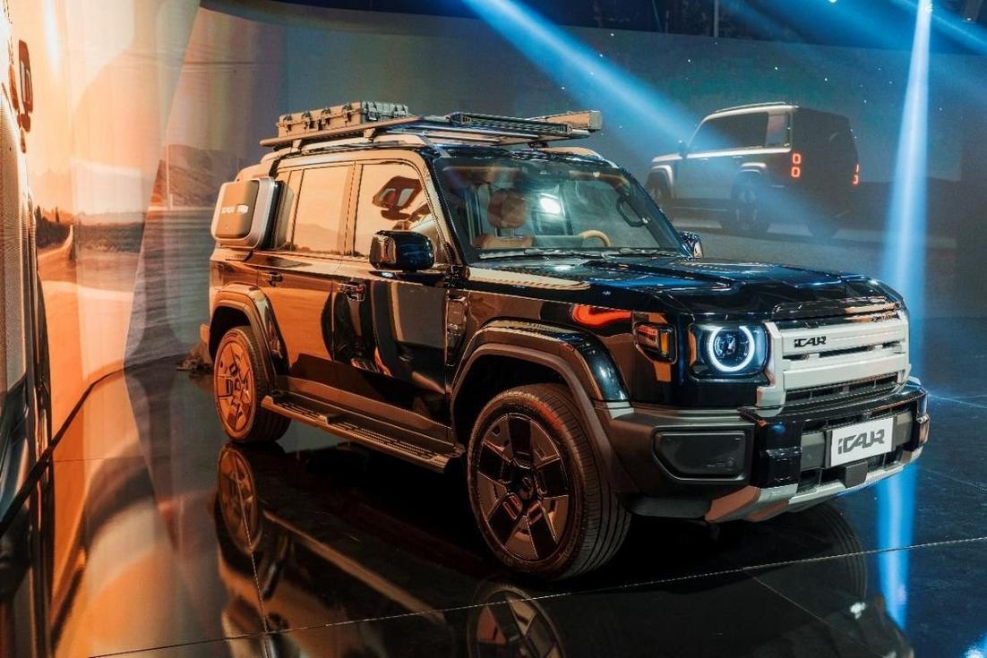 SUV iCaur V27 em exposição no Shopping Eldorado