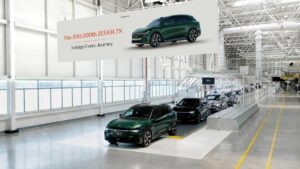 Zeekr alcança 200 mil SUV 7X e expande mercado global