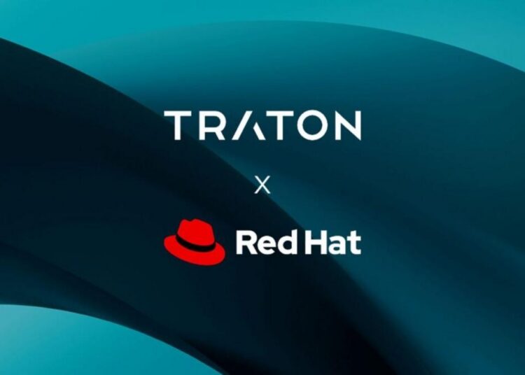 Software Traton e Red Hat para veículos comerciais