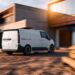 Renault Trafic Van E-Tech electric em exibição