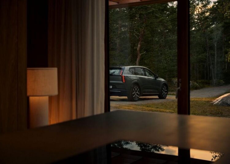 Imagem de divulgação dos novos modelos da Volvo