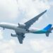Aviões em movimento no céu sul-americano