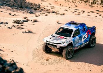Hilux a hidrogênio no Dakar