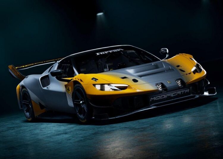 Imagem da Ferrari 296 GT Modificata em evento