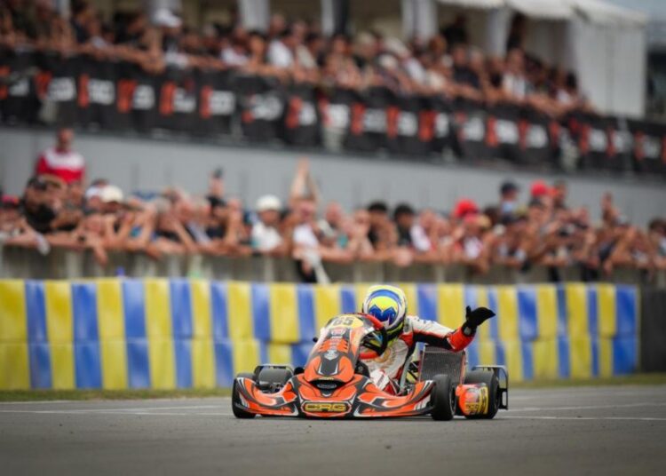 Viktor Gustafsson no Mundial de Kart KZ