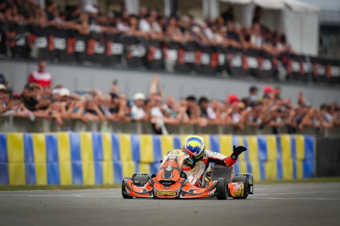 Viktor Gustafsson no Mundial de Kart KZ