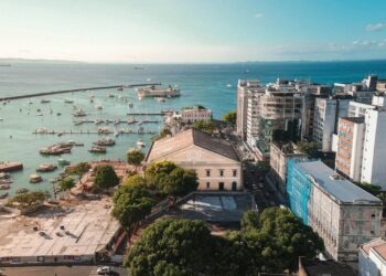Ilustração sobre turismo de luxo na Bahia