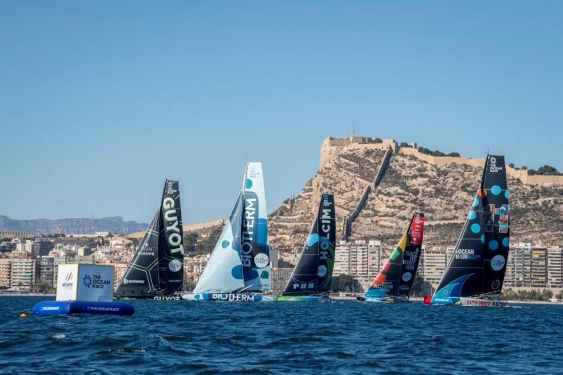 Veleiros em competição na The Ocean Race