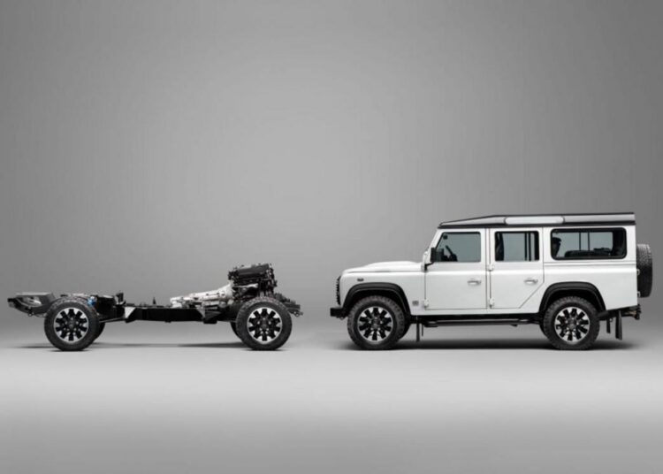 Defender 90 e 110 atualizado com motor V8