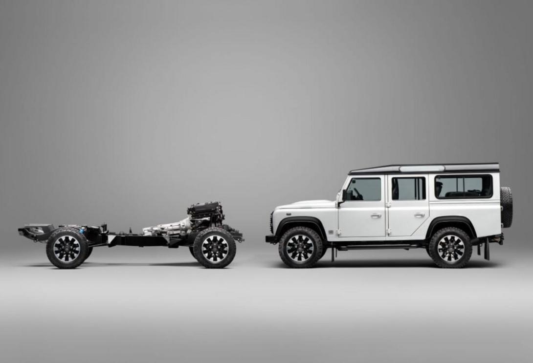 Defender 90 e 110 atualizado com motor V8