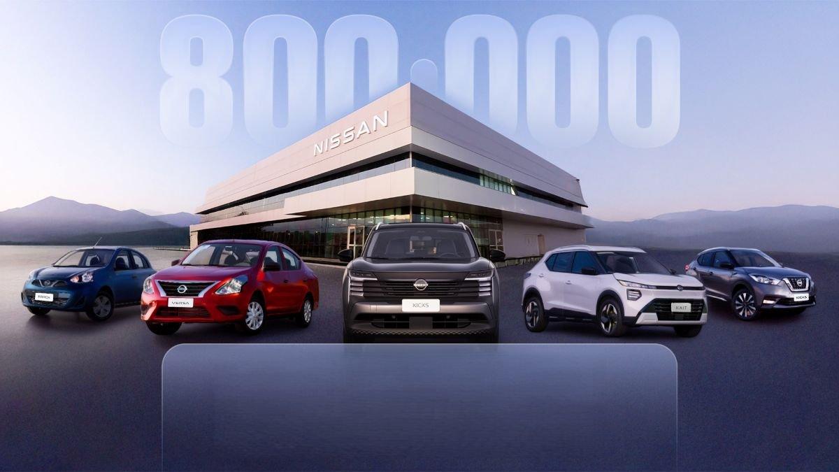 Foto da fábrica da Nissan em Resende