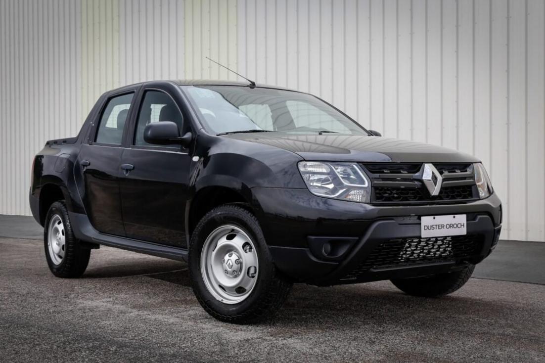 Renault Oroch em teste de desenvolvimento