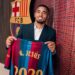Gabriel Jesus apresentado no Barcelona