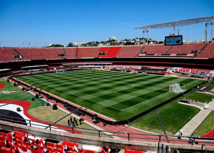 Jogo entre São Paulo e Atlético-MG no Morumbi