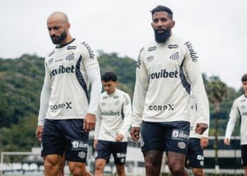 Treino do Santos no CT Rei Pelé