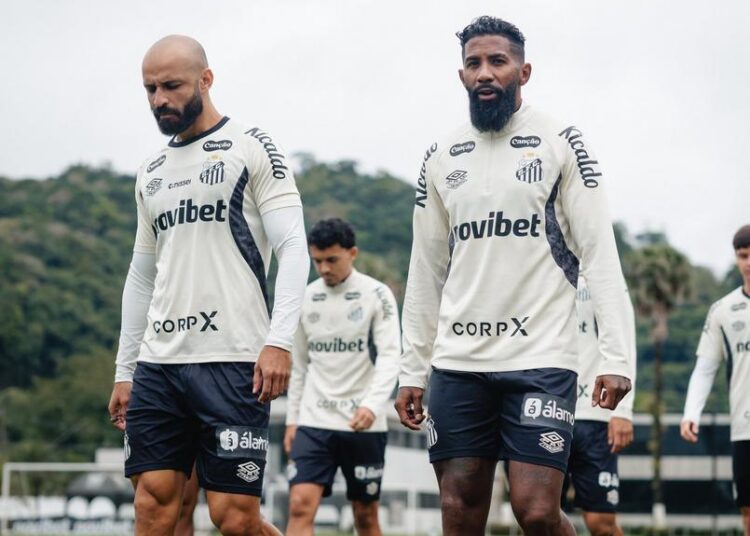 Treino do Santos no CT Rei Pelé