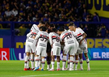 São Paulo em ação na Copa Sul-Americana