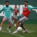 Treino do Palmeiras na Academia de Futebol