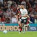 Jogo entre Flamengo e Corinthians no Maracanã.