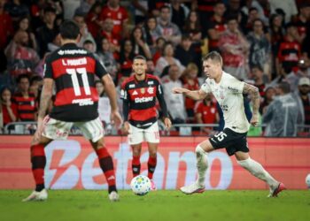 Corinthians em campo durante o Campeonato Brasileiro