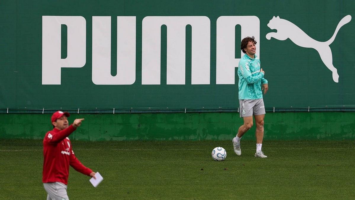 Treino do Palmeiras em preparação para altitude