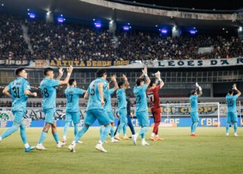 Santos e Remo em campo