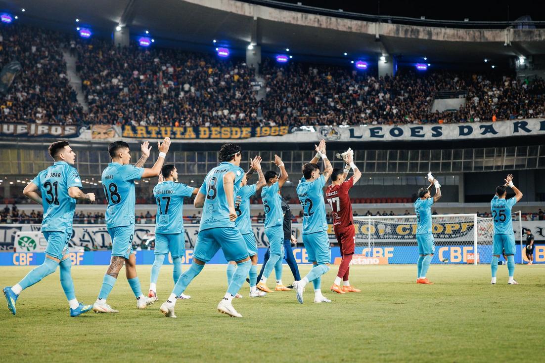 Santos e Remo em campo