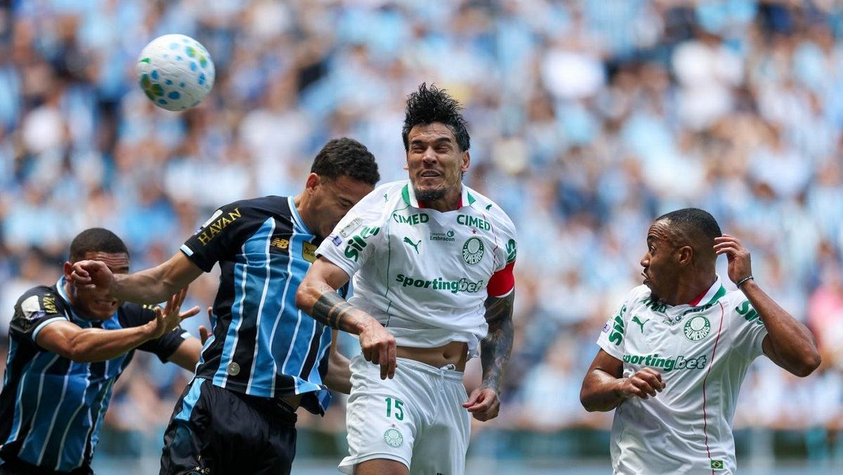 Gustavo Gómez e Weverton no Palmeiras