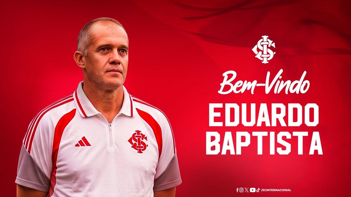 Eduardo Baptista, novo técnico do Internacional