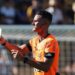 Árbitro Matheus Candançan durante um jogo
