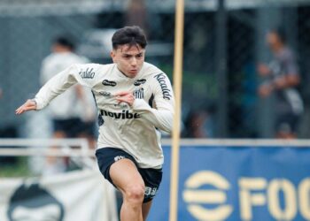 Treino do Santos no CT Rei Pelé