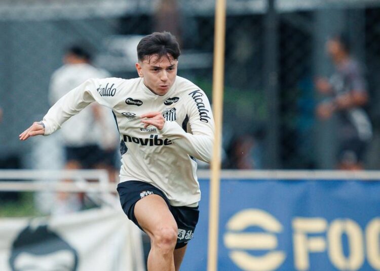 Treino do Santos no CT Rei Pelé