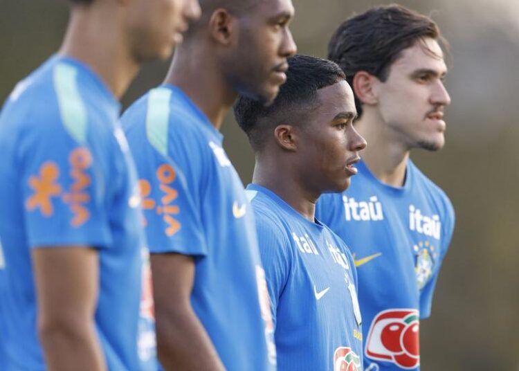 Brasil jogando contra a Austrália
