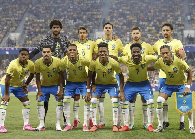 Jogadores da Seleção Brasileira