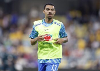 Matheuzinho em ação pela Seleção Brasileira