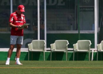 Treinos do Palmeiras na Academia de Futebol