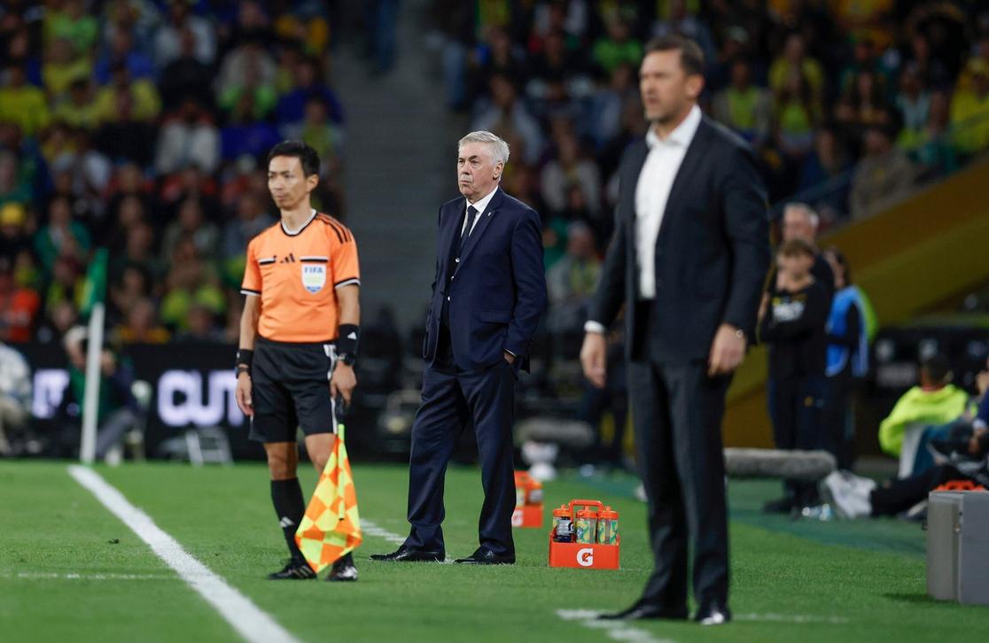 Ancelotti e Seleção Brasileira em jogo
