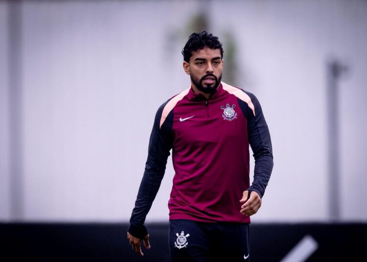 Bidu em campo pelo Corinthians