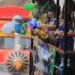 Desfile na avenida Francisco Glicério no Centro de Campinas