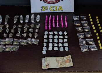 Polícia prende homem com drogas durante abordagem no Jardim Nova América