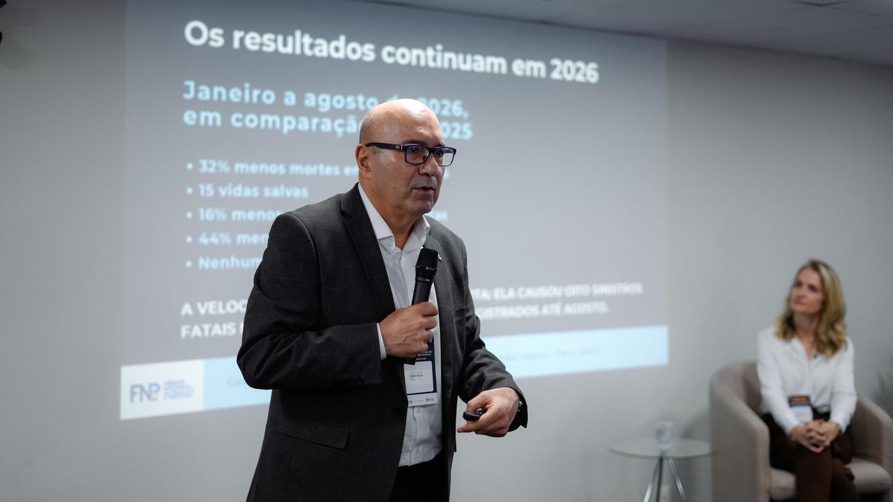 Dário Saadi apresenta modelo de gestão de velocidade durante evento da FNP