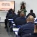 Formação anual da Guarda Municipal de Campinas durante palestra