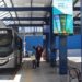 Passageiros embarcando na linha 254 que atende cerca de 800 usuários diários